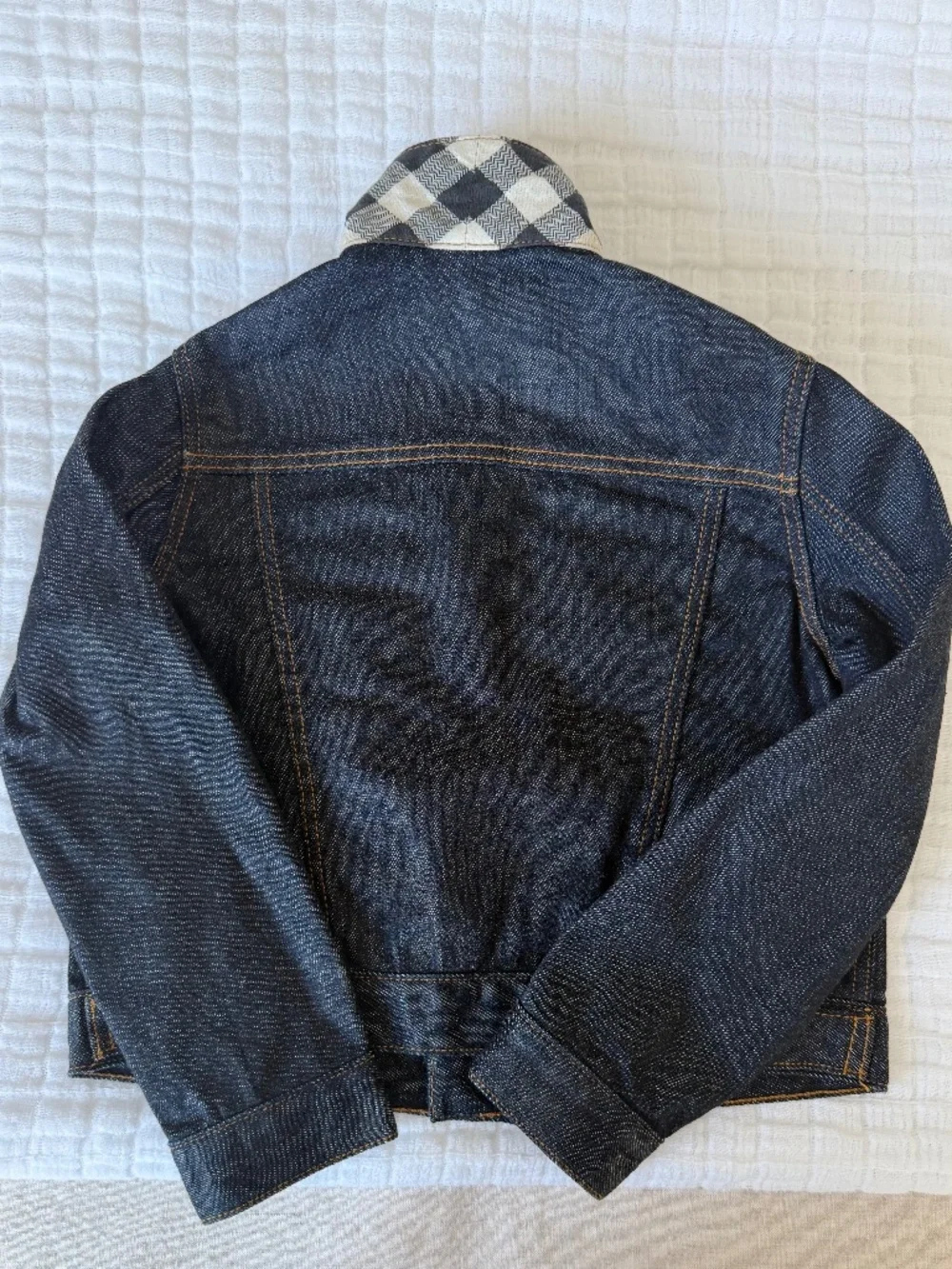 Denim burberry kids jacket